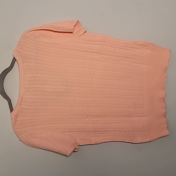 Izod Golf Cable Knit Sweater Top Sz L Indie Cottagecore Sporty - Picture 5 of 7